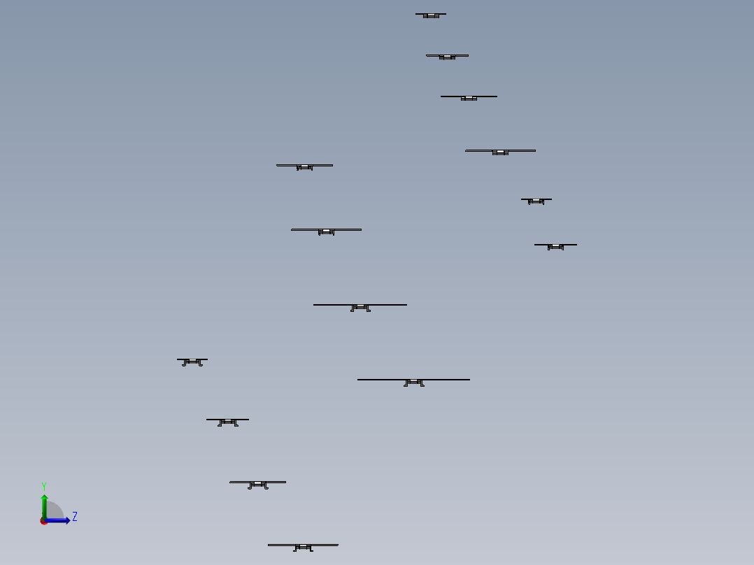 转弯链板 SS881系列左视图