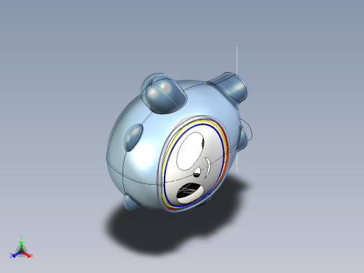 冰墩墩模型正等轴测缩略图