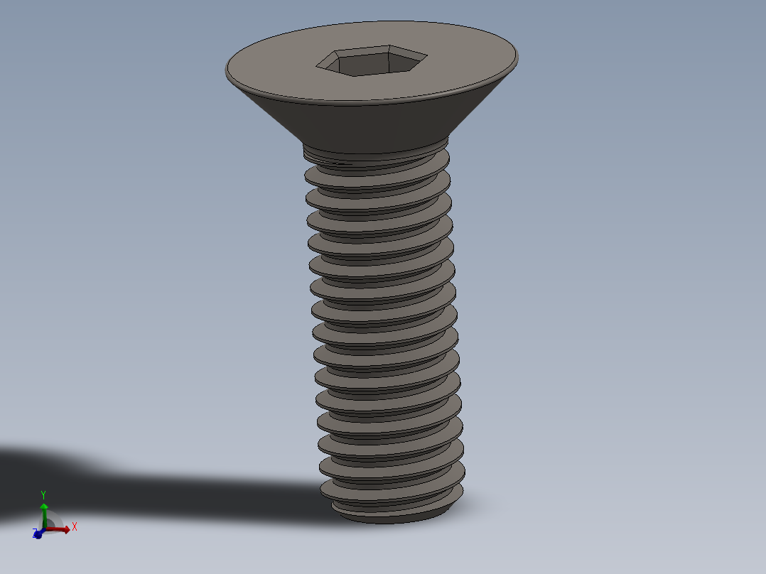 Screw_ISO_10642_M5x16_A2.SLDPRT主视图