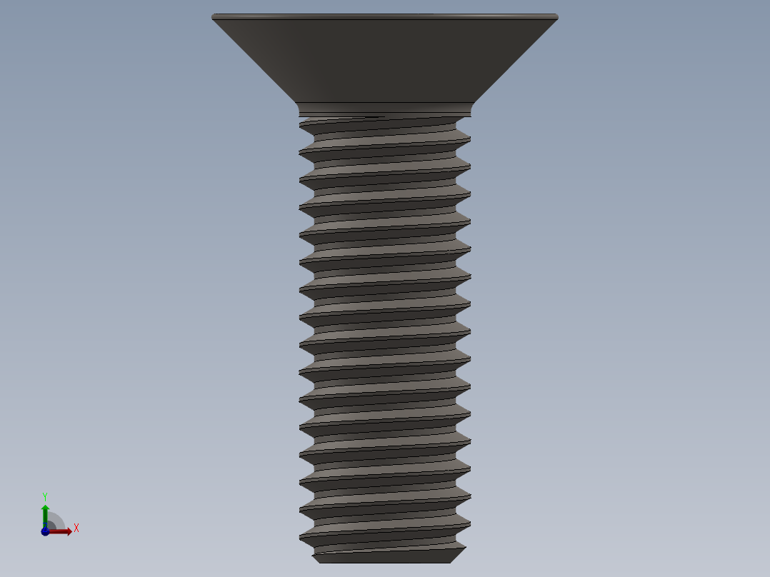 Screw_ISO_10642_M5x16_A2.SLDPRT前视图