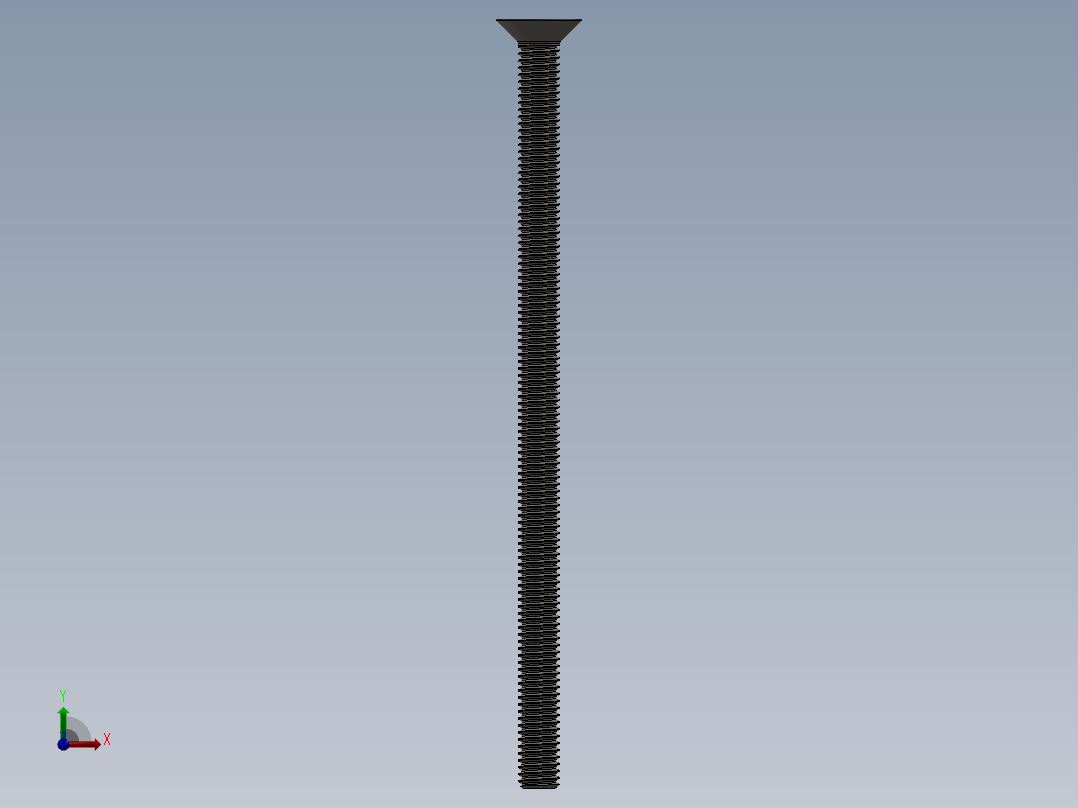 Screw_ISO_10642_M6x110_A2.SLDPRT前视图