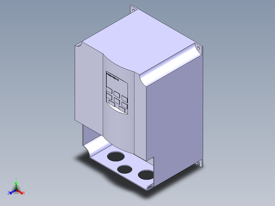核星 HX300-7R5G-T3正等轴测图