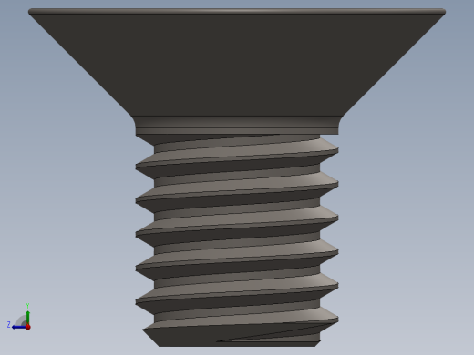 Screw_ISO_10642_M6x10_A2.SLDPRT右视缩略图