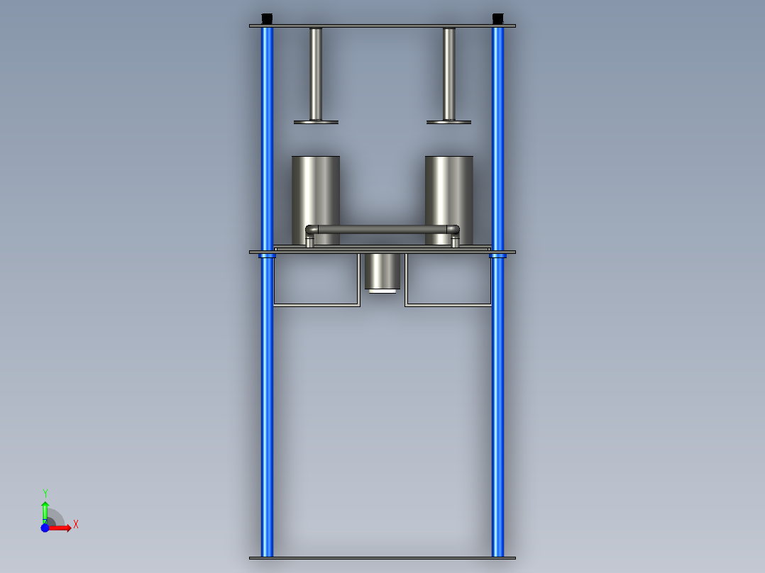 B2004038-液压打包机前视图