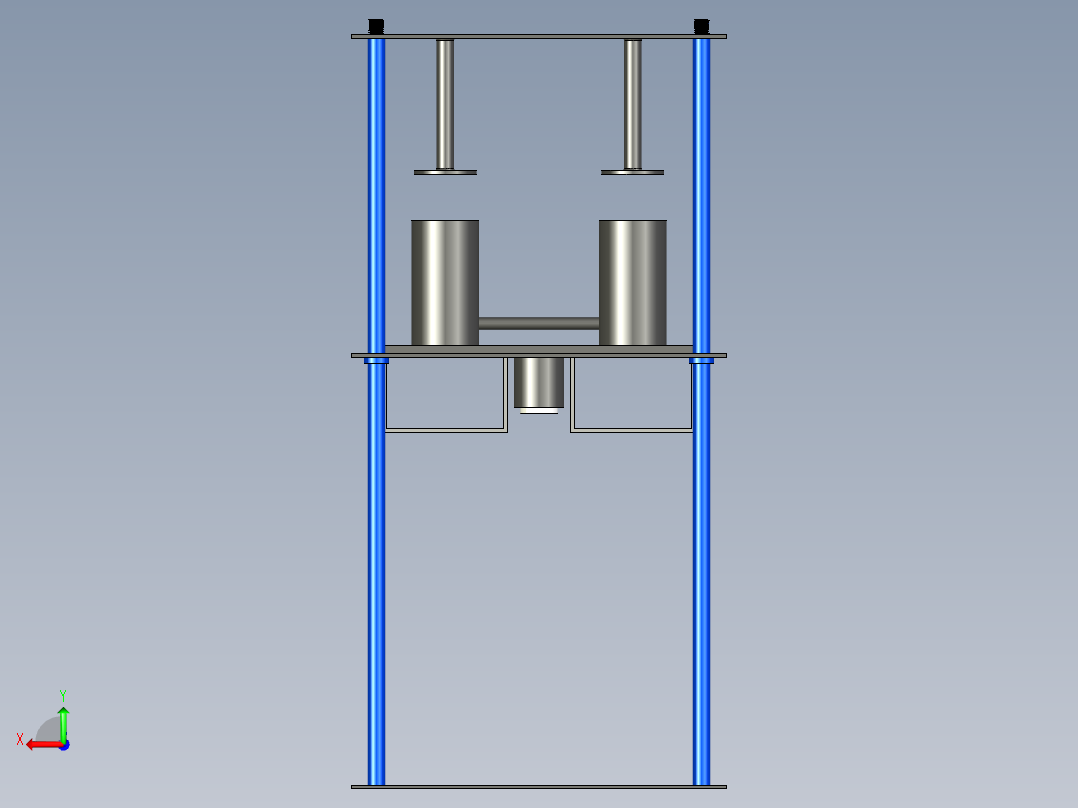 B2004038-液压打包机后视图