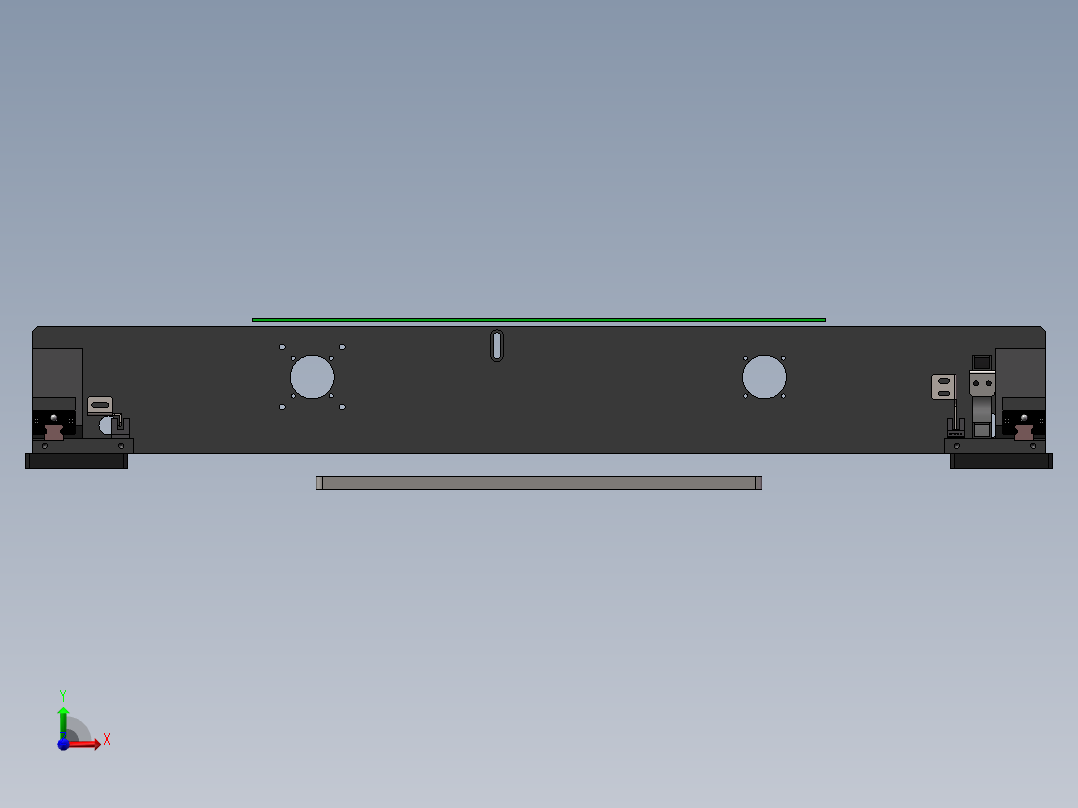 PCB输送装置前视图