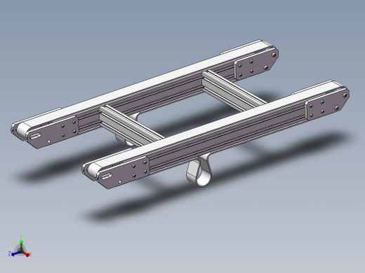 双轨皮带输送机构