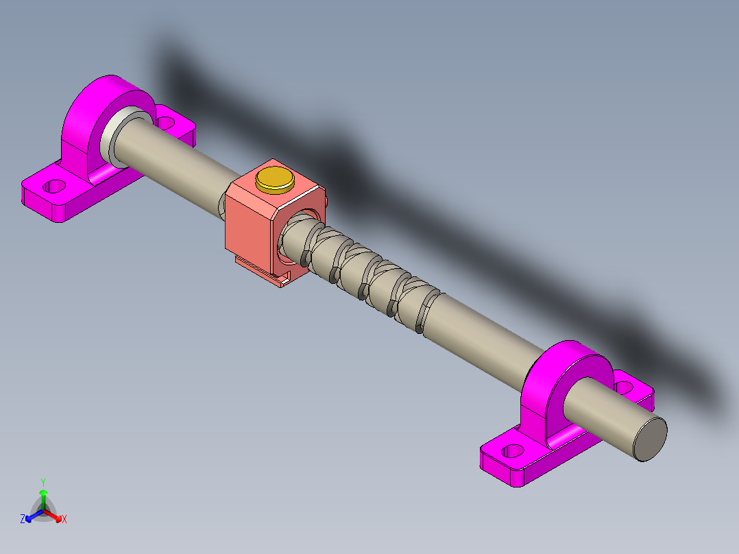 B2004383-反向螺杆 - 水平卷绕机制