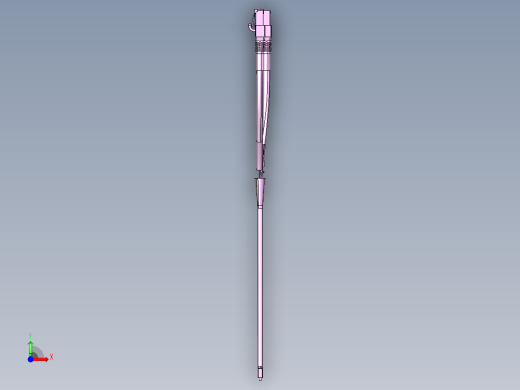 37针矩形连接器，400mm（MIL-DTL-83513）RJ-45和铲形电缆前视缩略图