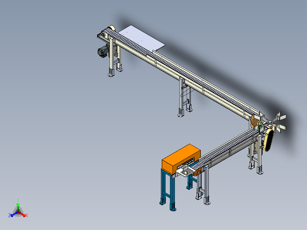输送带送料机构