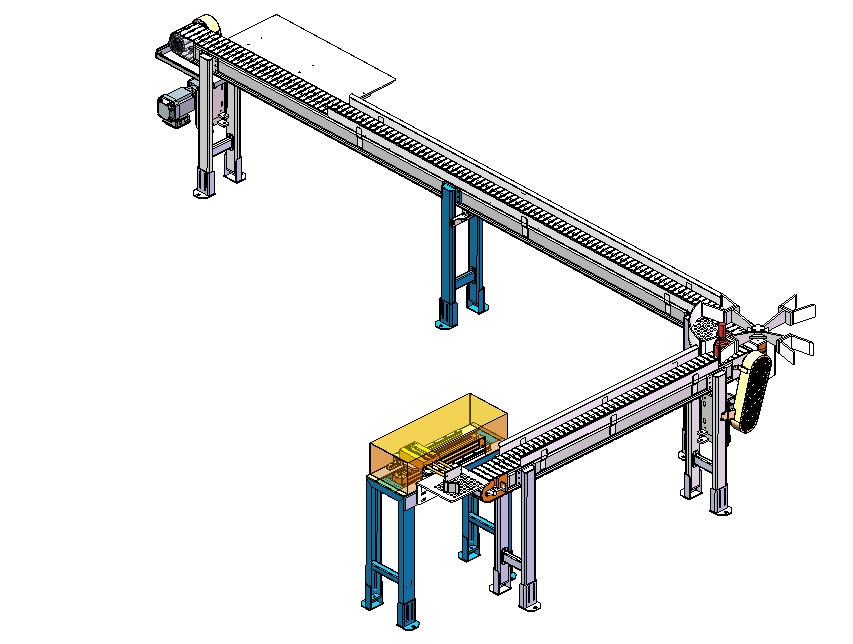 输送带送料机构