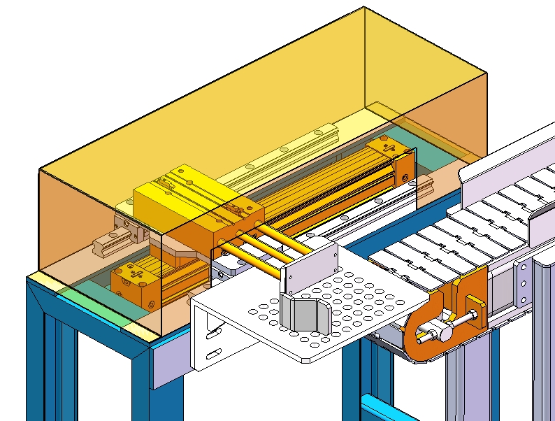 输送带送料机构