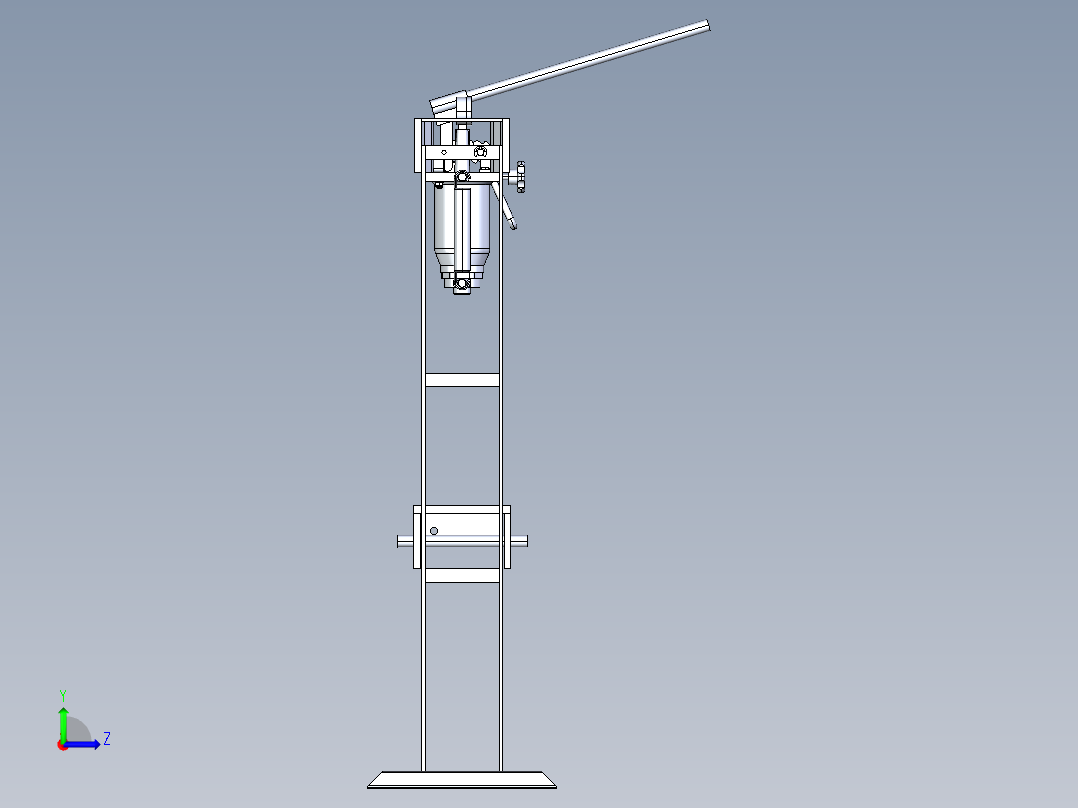 15吨液压机左视图