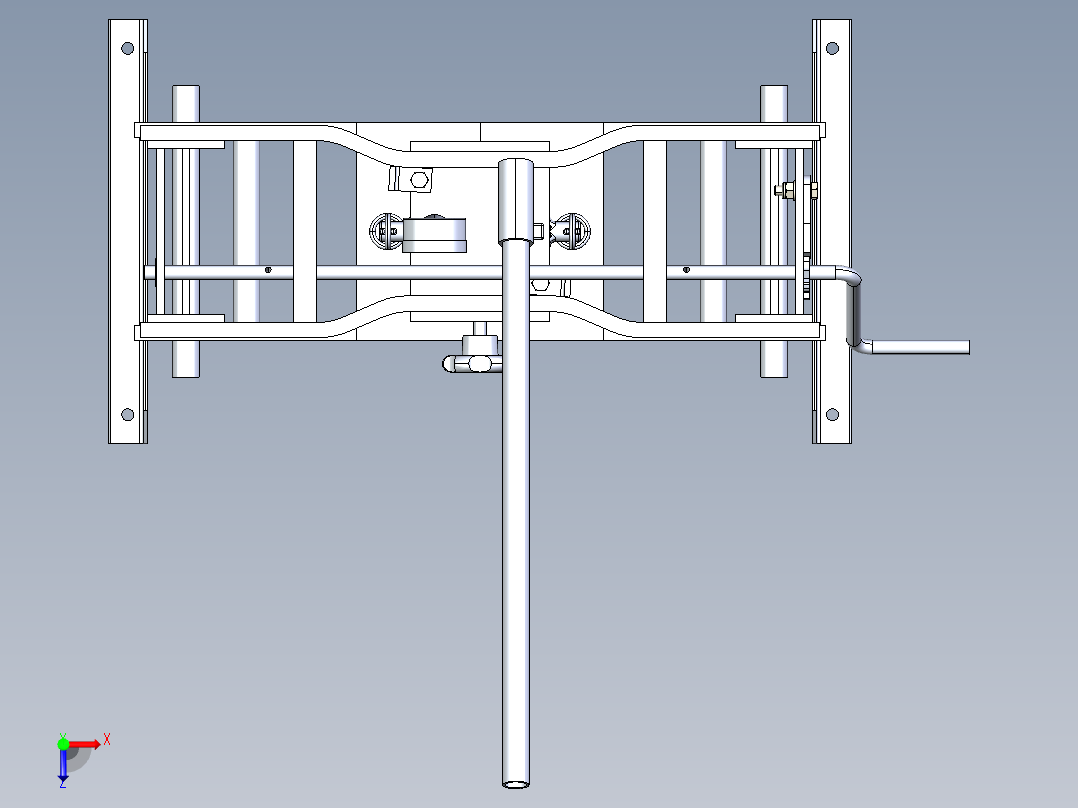 15吨液压机俯视图