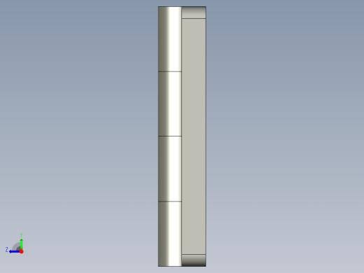 六孔铰链CL233-2合页65x55右视缩略图