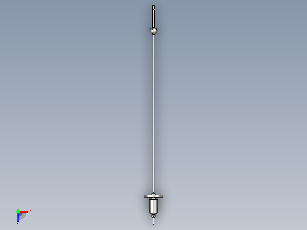 磁致伸缩传感器-1000俯视图