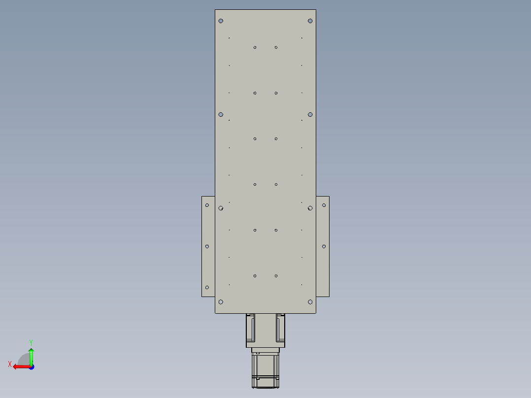 A6弹片组装-托盘模组后视图