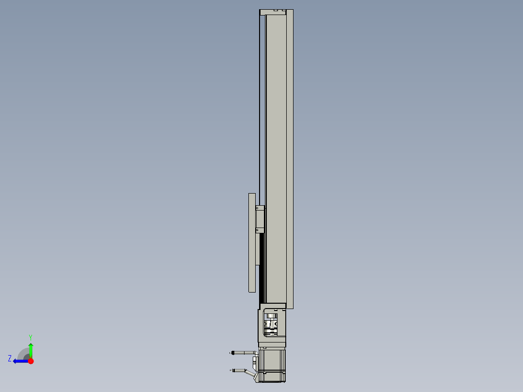 A6弹片组装-托盘模组右视图
