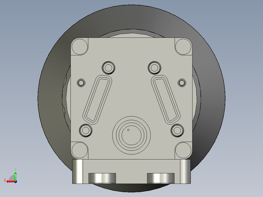 尺寸+同心度检测相机-500W像素-镜头到产品距离110mm后视图