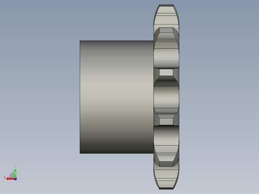 链轮10B-12滚筒轴后视缩略图