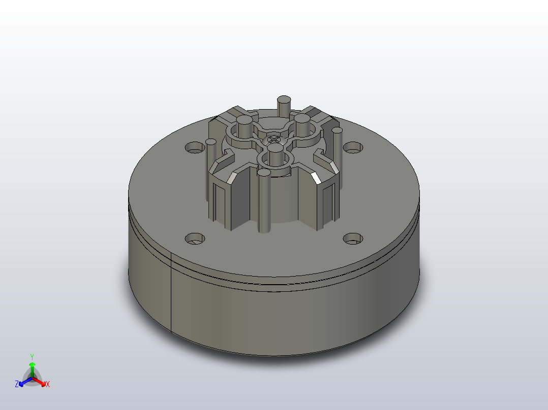 JL-240TXA-14调光插座正等轴测图