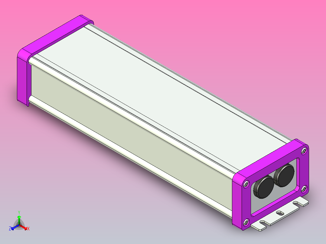 飞利浦220W 0.5-1.5A S1 230V I230独立1-10V LED驱动器正等轴测图
