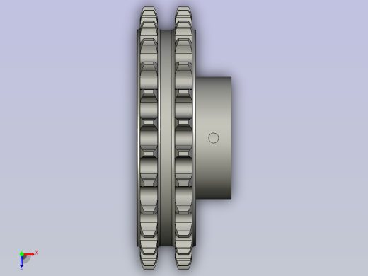 M210-115主动链轮俯视缩略图