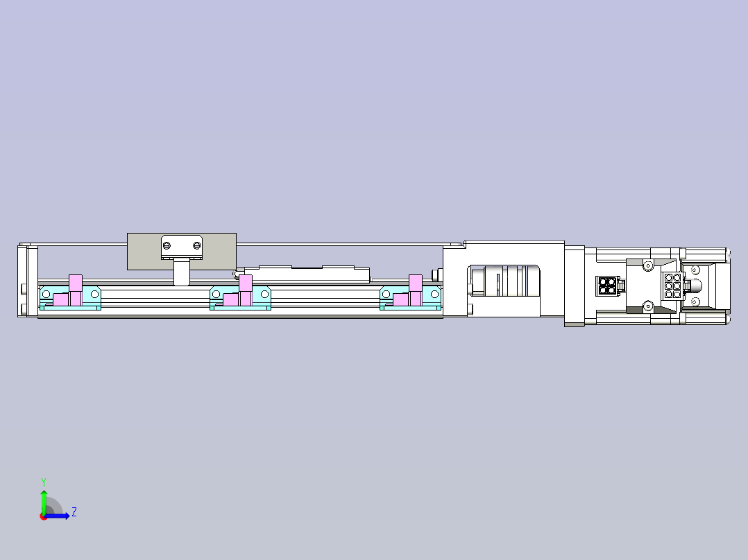 kk50-200A1-F0带MSMD5A2G1A电机左视图