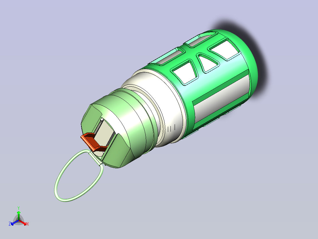 功能性塑料水瓶主视图