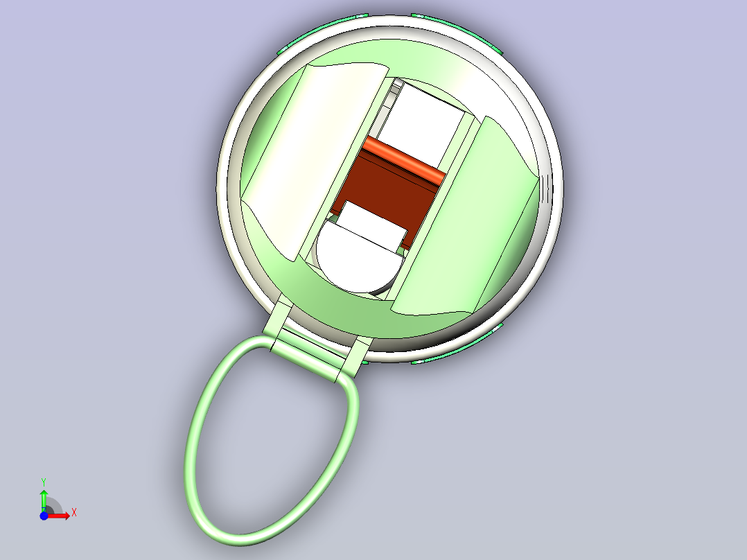 功能性塑料水瓶前视图