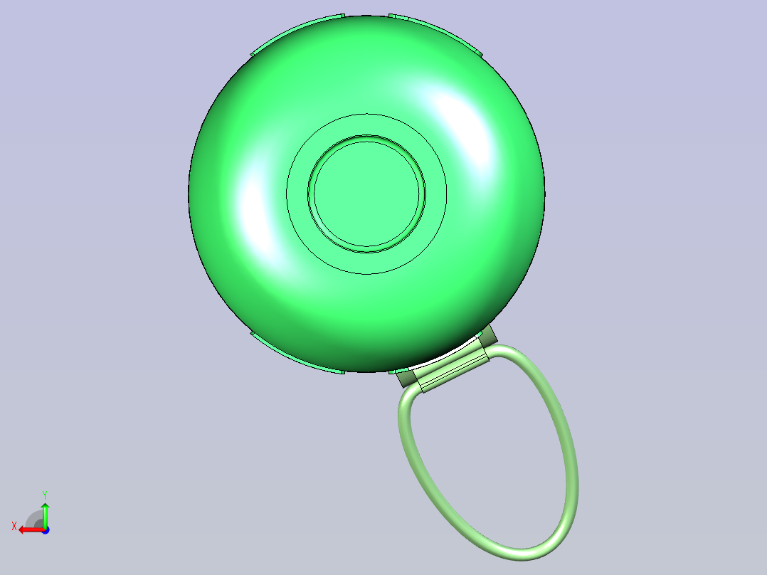 功能性塑料水瓶后视图