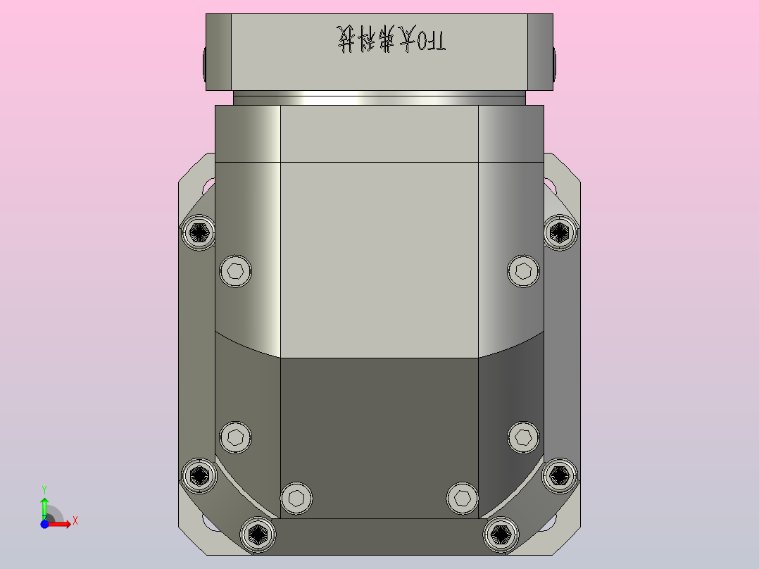 ABR220-L2-S2-P2电机减速机前视图