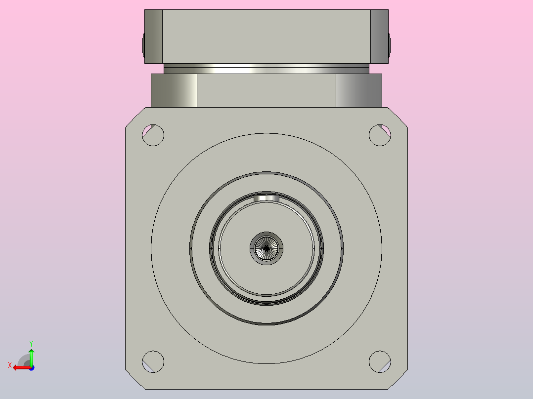 ABR220-L2-S2-P2电机减速机后视图