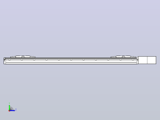 皮带直线轴双滑块型TPA-GCBS-120-P70-L300-QL-M20-N3左视缩略图