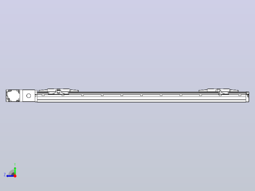 皮带直线轴双滑块型TPA-GCBS-120-P70-L300-QL-M20-N3右视缩略图