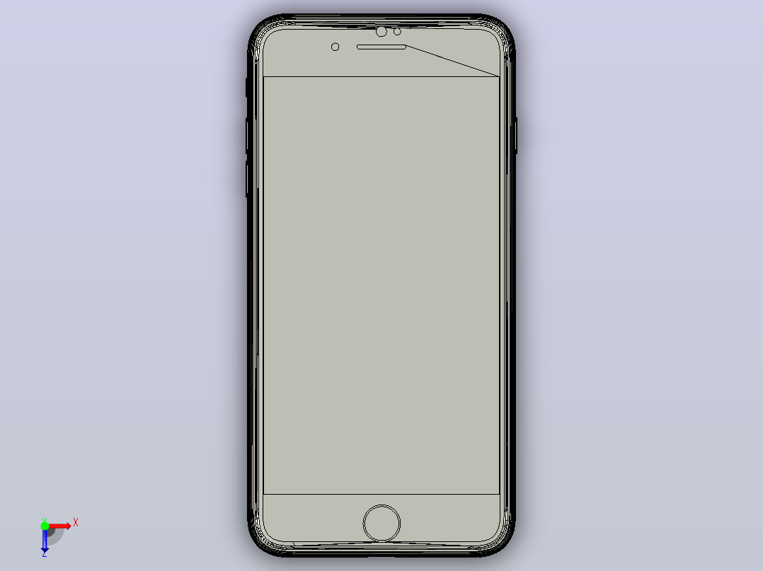 Phone 7 plus俯视图