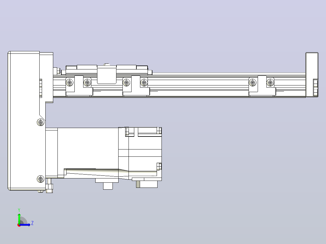 钢基模组TPA-KSR-5002C-200A1-MP-H1S2左视图