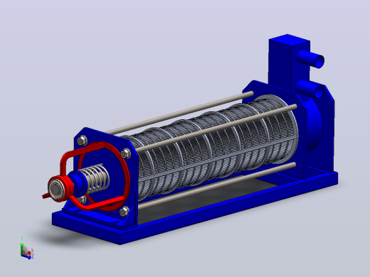 分离器分离设备dewatering-machine-4831-模型格式为 sw
