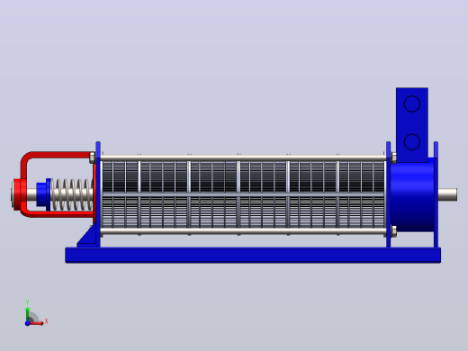分离器分离设备dewatering-machine-4831-模型格式为 sw前视缩略图