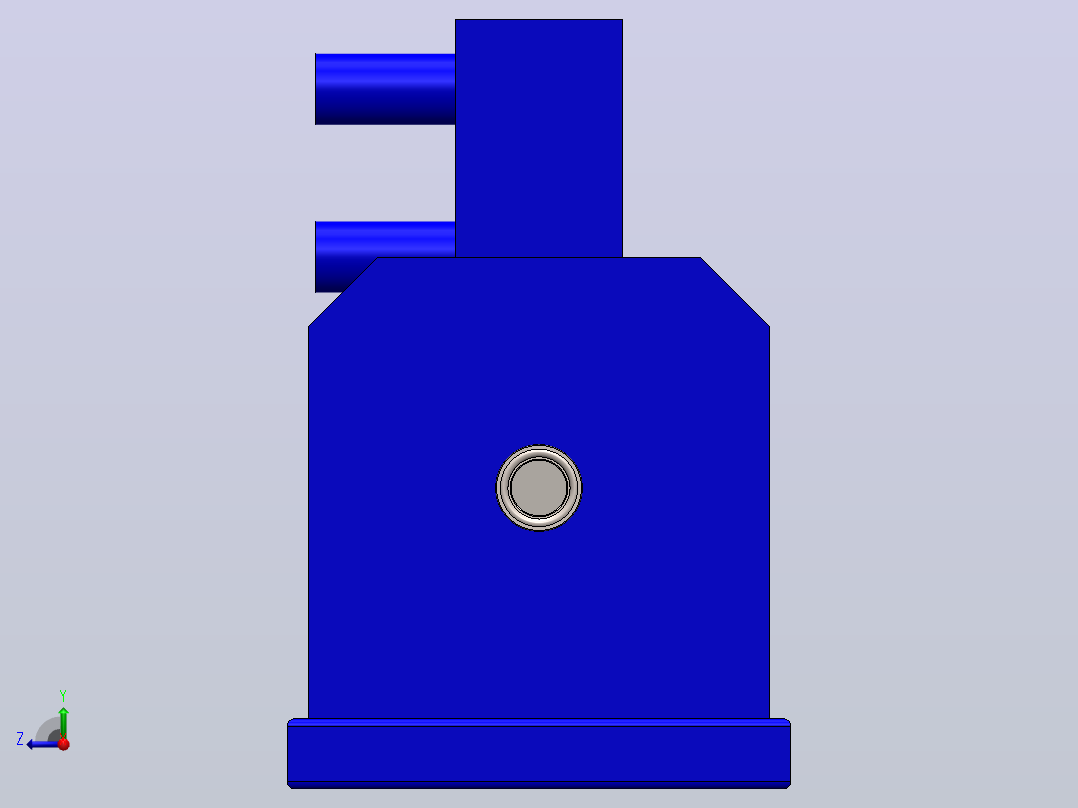 分离器分离设备dewatering-machine-4831-模型格式为 sw右视图