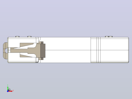 NU5-II 20-40-65 1P电涌保护器三维模型202307前视缩略图