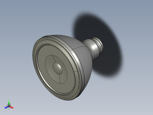 节能照明灯具正等轴测缩略图
