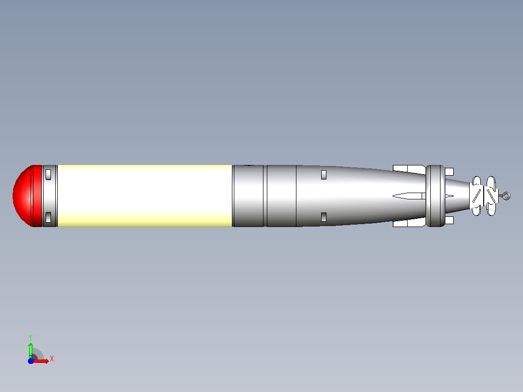 MK-44鱼雷前视图