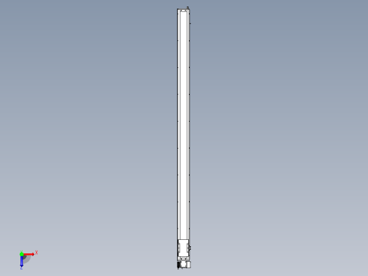 SCM14-2500-RD滚珠花健、支撑座、滚珠丝杠、交叉导轨、直线模组俯视缩略图