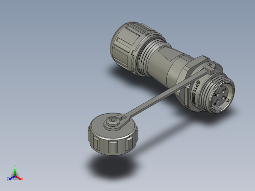 威浦连接器sp1111s4正等轴测缩略图