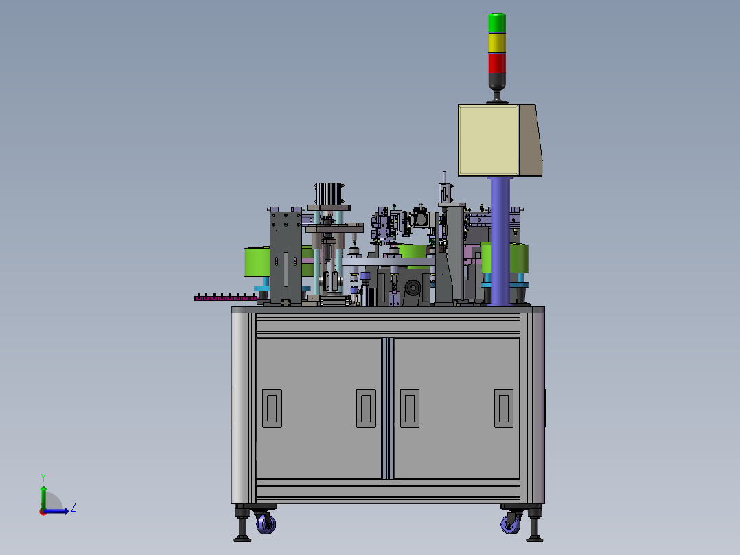 定子组装机自动摆料版 sw17左视图