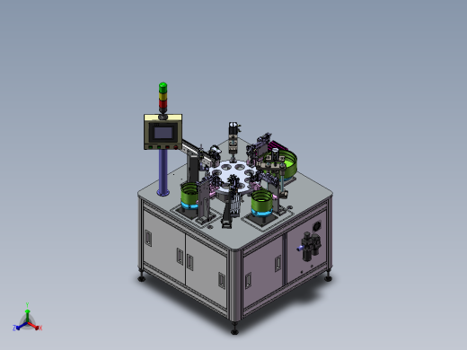 定子组装机自动摆料版 sw17正等轴测缩略图