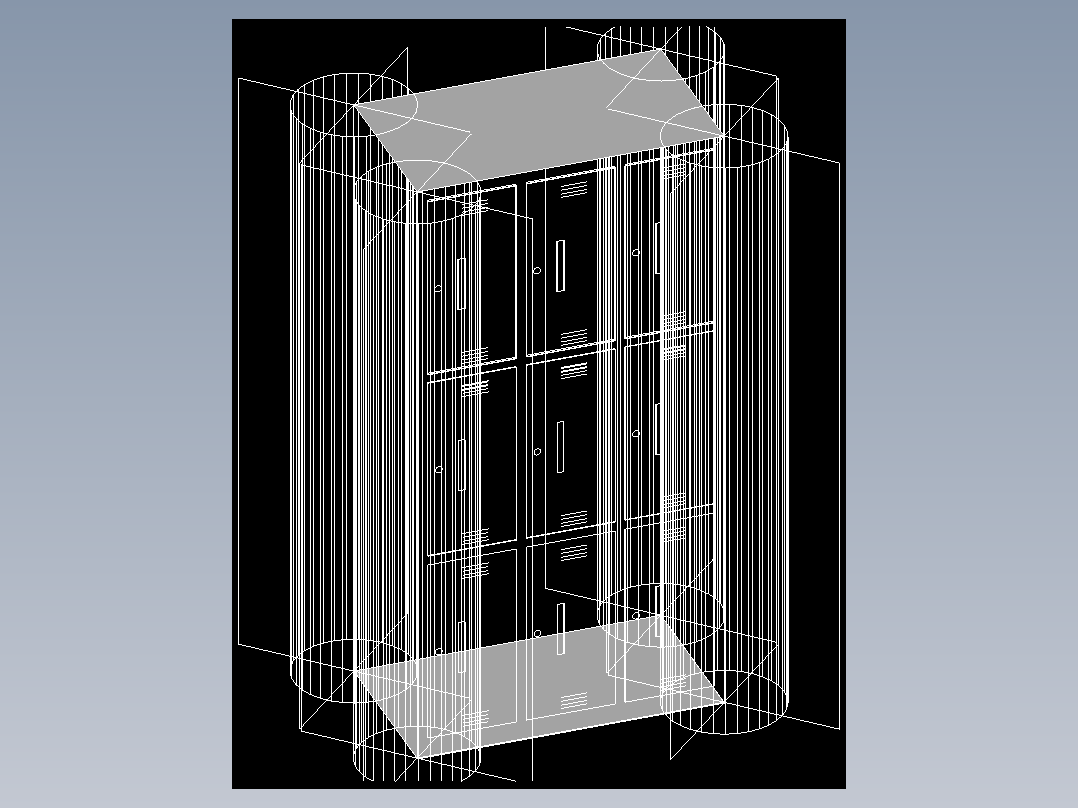 室内家具及植物的维模型十二-B049