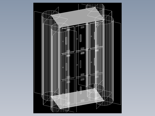 室内家具及植物的维模型十二-B049