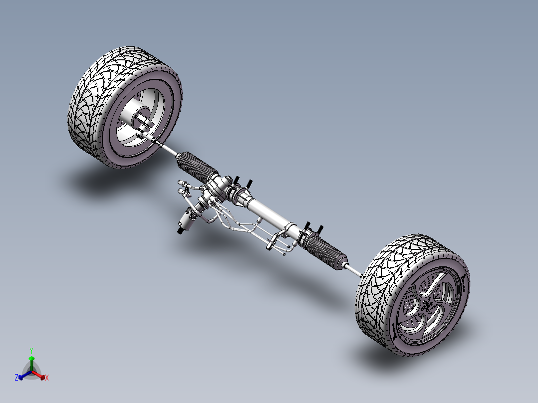 汽车电动助力转向系统 3D图纸参考资料设计素材STP格式文件机械